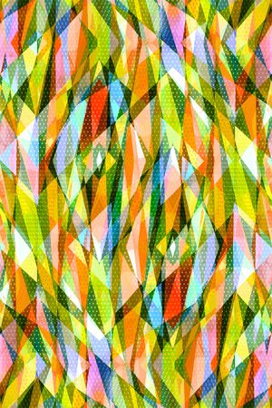 不规则几何印花华亿平台图片