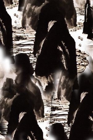 中国风印花华亿平台图片