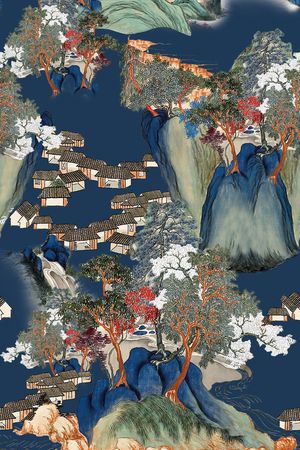 流行时尚印花华亿平台图片