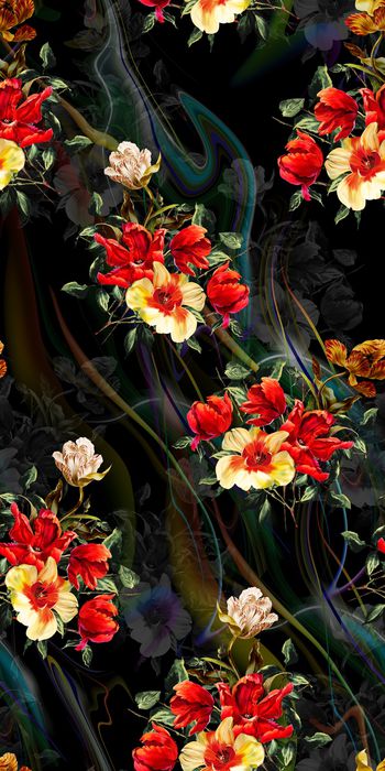 花朵印花华亿平台图片