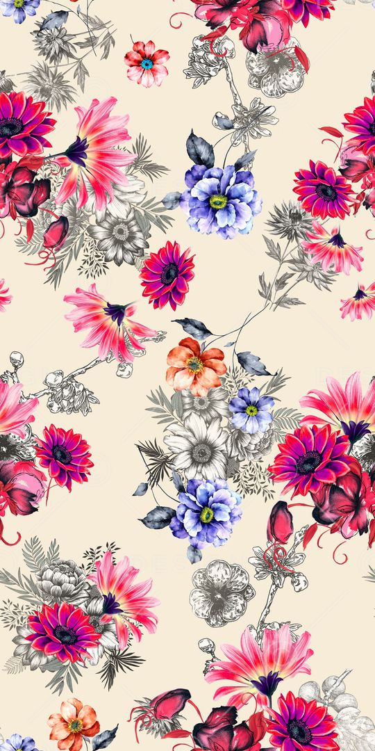 花朵印花华亿平台图片