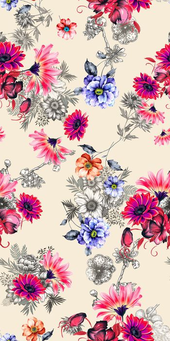 花朵印花华亿平台图片