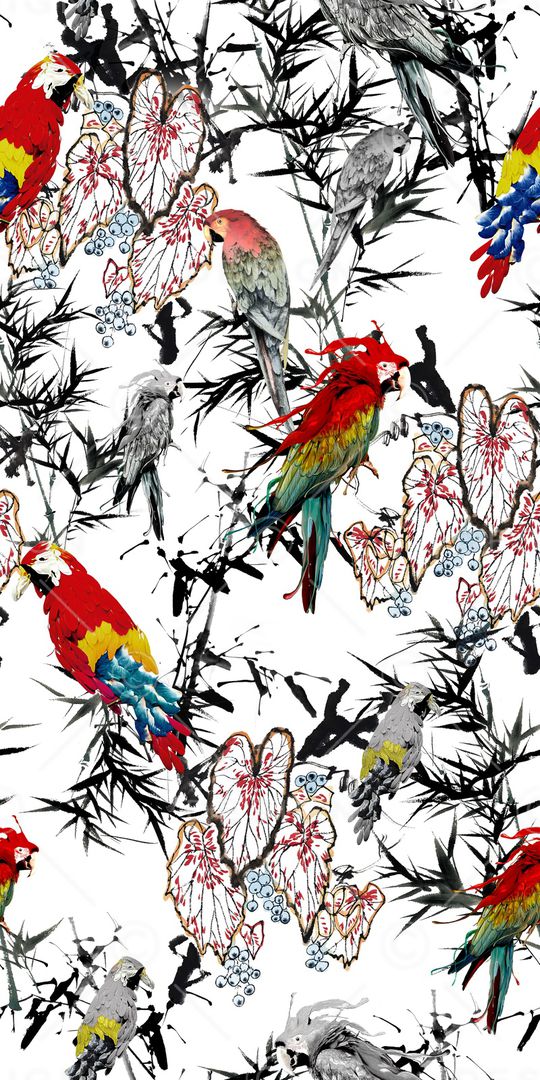 鸟印花华亿平台图片