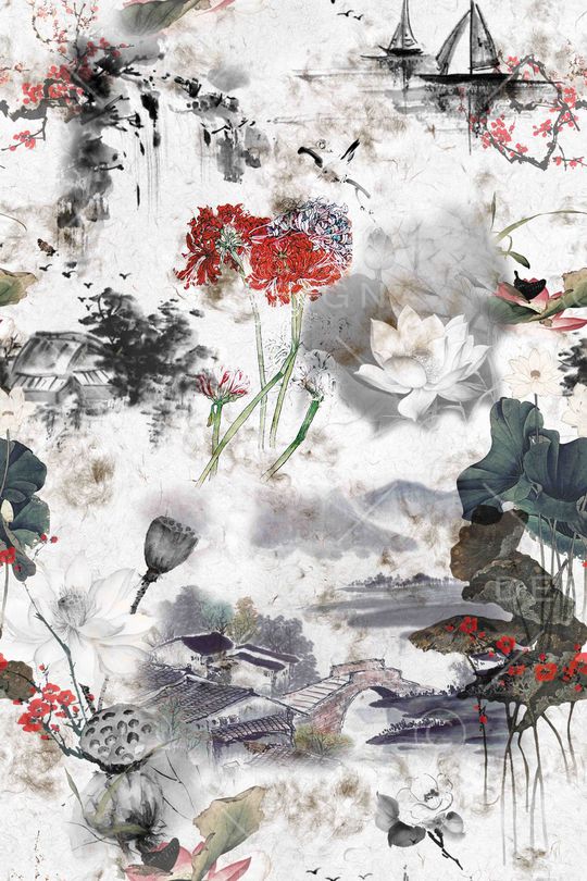 风景印花华亿平台图片