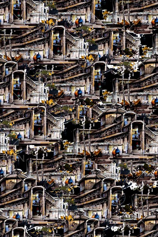 抽象印花华亿平台图片