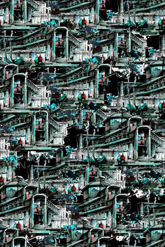 抽象印花华亿平台图片