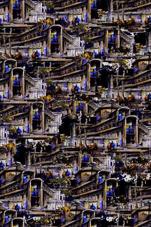 抽象印花华亿平台图片