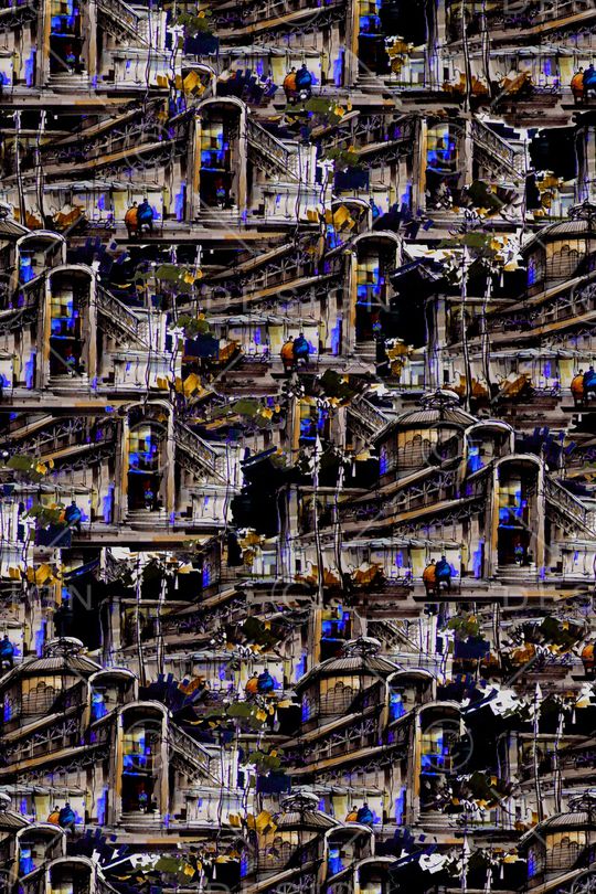 抽象印花华亿平台图片