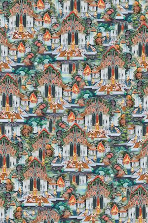 宫廷风印花华亿平台图片