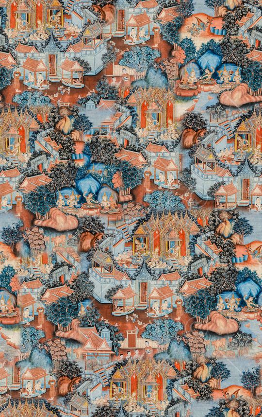 宫廷印花华亿平台图片