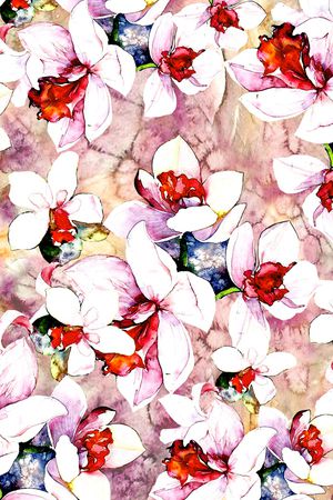 水墨印花华亿平台图片