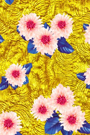 花鸟印花华亿平台图片