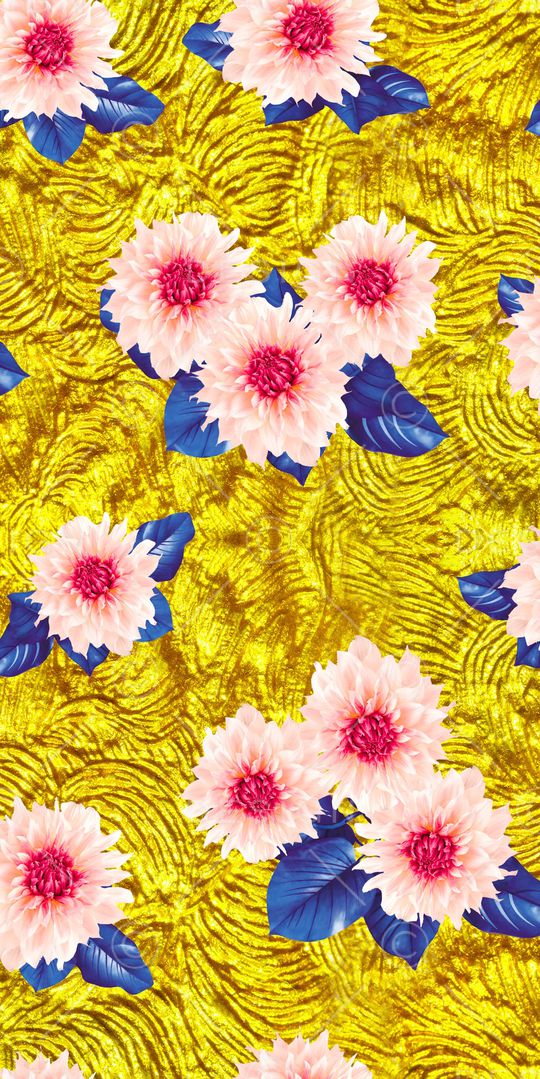 花鸟印花华亿平台图片