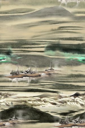 水彩印花华亿平台图片