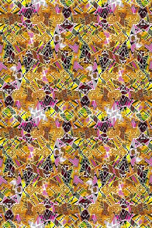 不规则几何印花华亿平台图片