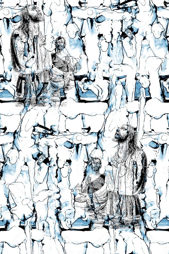 抽象纹理印花华亿平台图片