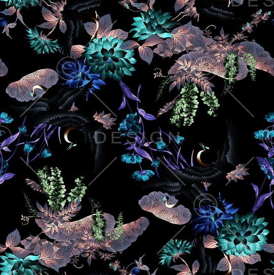 小碎花印花华亿平台图片