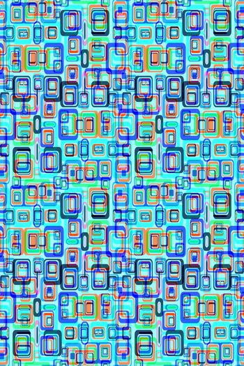 785254-撞色小方块