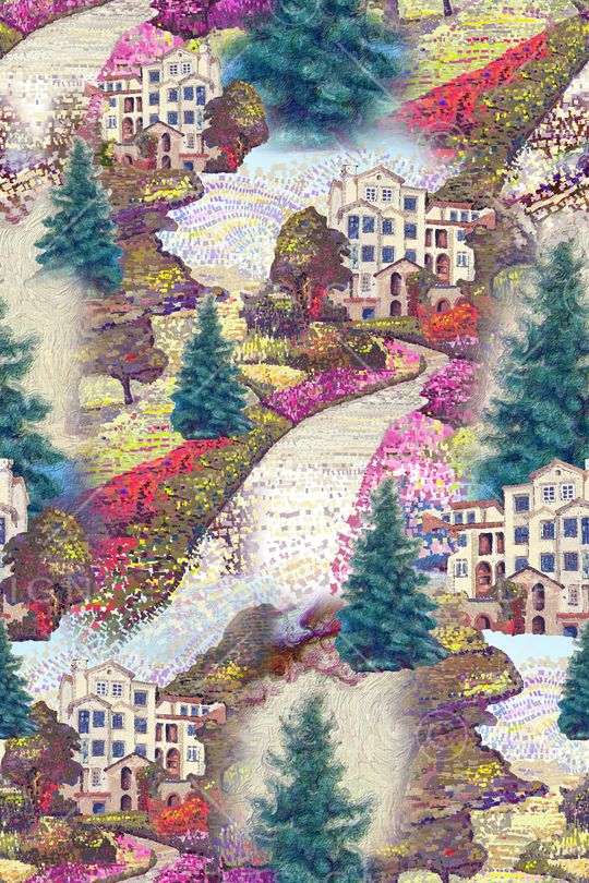 油画印花华亿平台图片