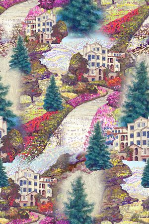 油画印花华亿平台图片