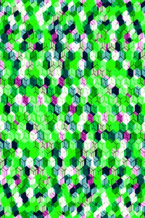 小方块印花华亿平台图片