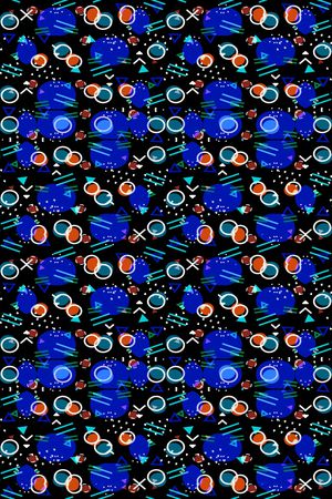 色块印花华亿平台图片