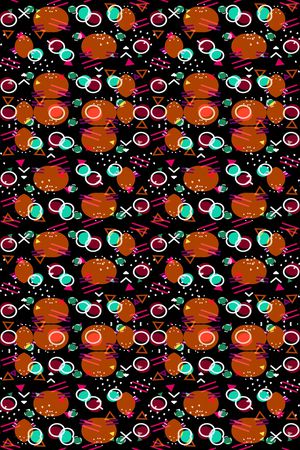 色块印花华亿平台图片