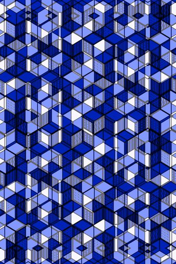 785777-立体透明方格