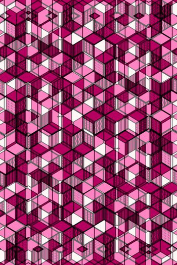 785783-立体透明方格