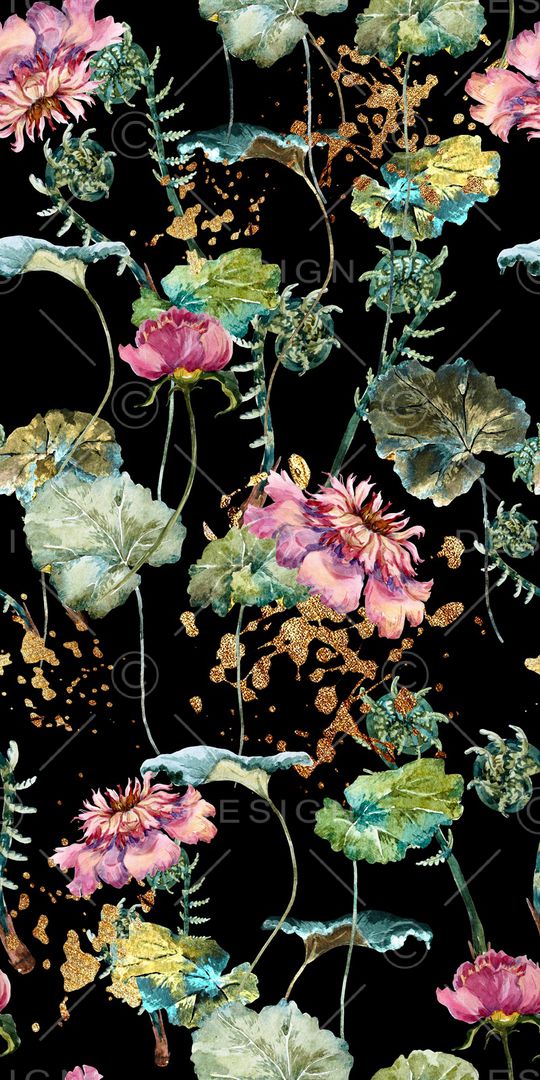 植物印花华亿平台图片