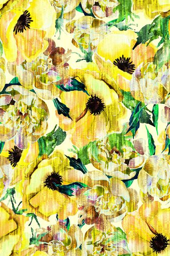 785856-花卉粉色黄