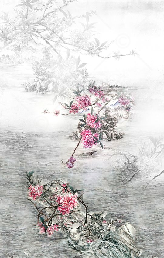 中国风印花华亿平台图片