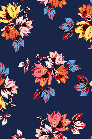 手绘印花华亿平台图片