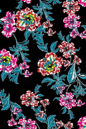 手绘印花华亿平台图片