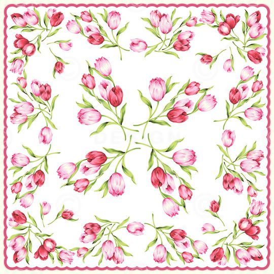 郁金香印花华亿平台图片