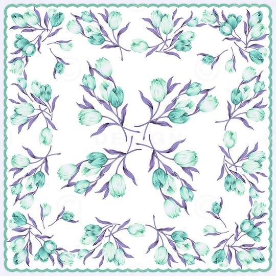 郁金香印花华亿平台图片