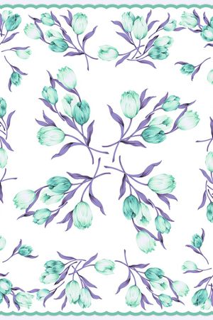 郁金香印花华亿平台图片