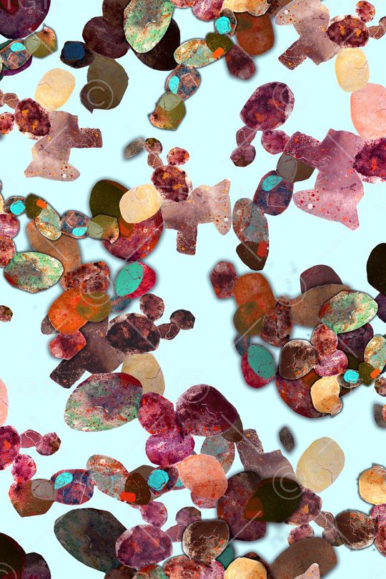 圆形印花华亿平台图片