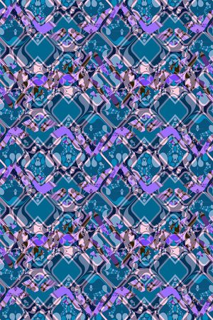 小方块印花华亿平台图片