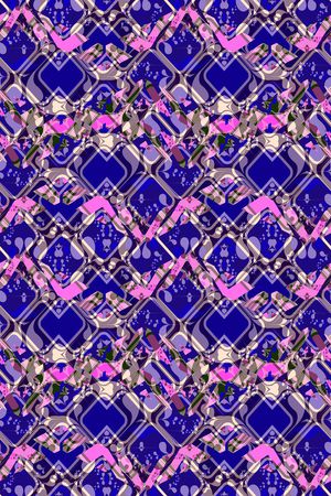 小方块印花华亿平台图片