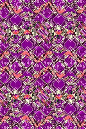 小方块印花华亿平台图片