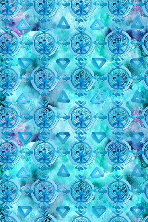 Watercolor印花华亿平台图片