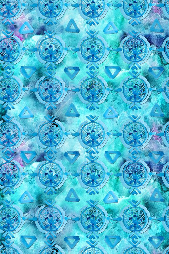 Watercolor印花华亿平台图片