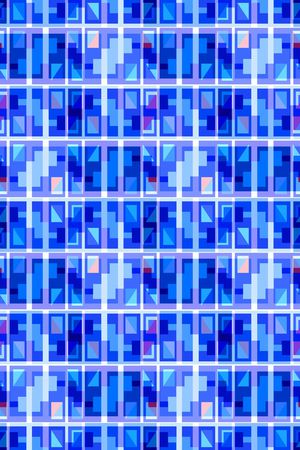 不规则几何印花华亿平台图片