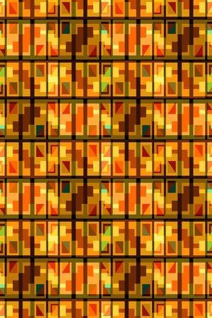 不规则几何印花华亿平台图片