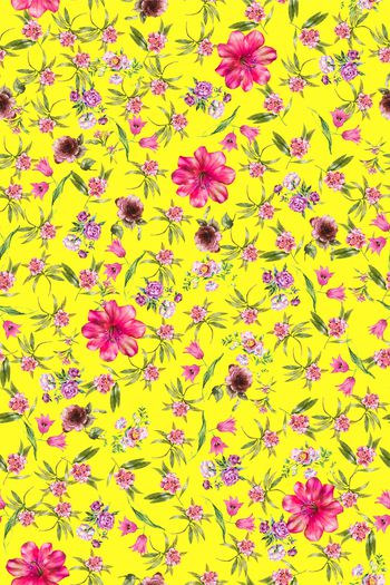 小碎花印花华亿平台图片