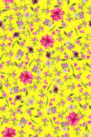 小碎花印花华亿平台图片