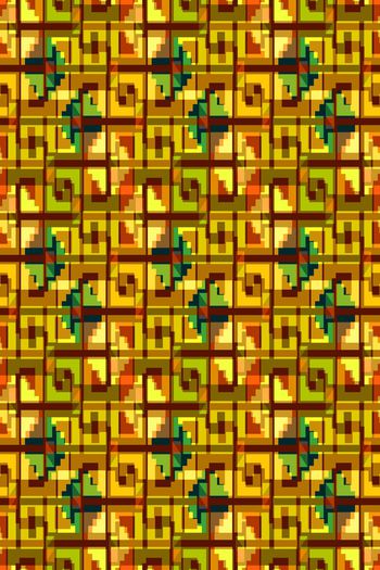 786678-几何格子衫