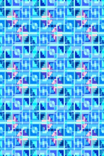 786682-几何格子衫