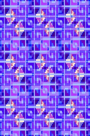 786683-几何格子衫